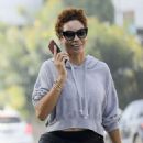 Nicole Murphy – Heads to the gym in Beverly Hills
