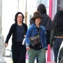 Sara Gilbert – With Linda Perry on a family outing in Los Angeles