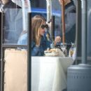 Katherine McPhee – With David Foster and friends at Il Pastaio in Beverly Hills - 454 x 303