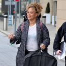 Angela Griffin – Seen leaving the tv studios in Manchester - 454 x 816