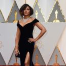 Taraji P. Henson in Alberta Ferretti Dress:  89th Annual Academy Awards - Arrivals