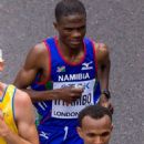 Namibian male marathon runners