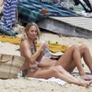 Joanne Froggatt – In a bikini at a Sydney Harbour beach - 454 x 314