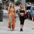 Annalynne McCord – With Rachel McCord seen leaving a medical building in Beverly Hills - 454 x 314