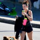 Abbie Chatfield – Going on a walk with her dog at Bondi Beach - 454 x 681