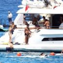 Shirtless Ronaldo Nazário, 45, packs on the PDA with his bikini-clad girlfriend Celina Locks, 32, aboard lavish yacht during romantic Formentera getaway - 454 x 310