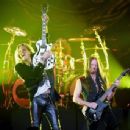 Joel Hoekstra and Reb Beach of Whitesnake perform at The Joint inside the Hard Rock Hotel & Casino as the band tours in support of 