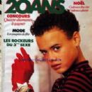 Aya Thorgren - 20 ans Magazine Cover [France] (December 1987)