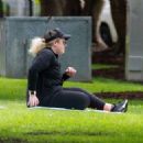 Rebel Wilson – Workout in a Sydney park