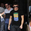 The Jonas Brothers get together for lunch at Kings Road Cafe in West Hollywood on September 5, 2012 - 454 x 831