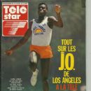 Carl Lewis - Télé Star Magazine Cover [France] (23 July 1984)