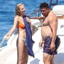 Shirtless Ronaldo Nazário, 45, packs on the PDA with his bikini-clad girlfriend Celina Locks, 32, aboard lavish yacht during romantic Formentera getaway - 454 x 684
