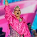 Pink Performs at University of Bolton Stadium on Summer Carnival Tour