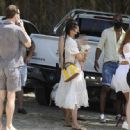 Alicia Vikander – With Michael Fassbender with their baby out in Ibiza - 454 x 448