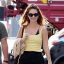 Lily James &#8211; Out and about in Rome