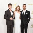 Leo Woodall, Meghann Fahy and Theo James - The 29th Annual Screen Actors Guild Awards (2023) - 428 x 612