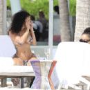 Draya Michele – In bikini on the beach in Cancun