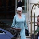 Maye Musk – Leaves her hotel to go to the National Library in Paris