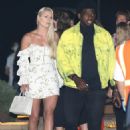 Lindsey Vonn – Leggy candids while out for dinner with P. K. Subban