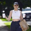 Willa Holland – With coffee out in Los Angeles - 454 x 643