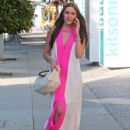 Olivia Culpo Stops By The Newsroom Cafe