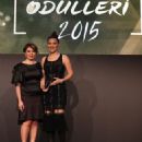 Demet Akalin & Okan Kurt attends 2015 Elele & Avon Women's Awards - 454 x 556