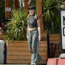 Lala Kent – Filming ‘Vanderpump Rules’ at Madre in Los Angeles - 454 x 488