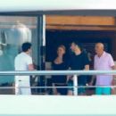 Nicola Peltz – Visiting James Packer’s yacht in the South of France