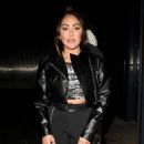 Sophie Kasaei – In a black leather jacket at Alberts Schloss in Manchester - 454 x 556
