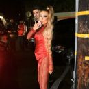 Carmen Electra Arrives at Katy Perry Event in West Hollywood