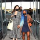 Angelina Jolie – With daughter Zahara Jolie-Pitt Arriving to the airport in Washington DC - 454 x 590