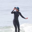 Leighton Meester – On a surf session in Malibu