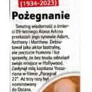 Alan Arkin - Tele Tydzień Magazine Pictorial [Poland] (14 July 2023) - 454 x 1164