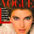 Joan Severance, Vogue Magazine December 1981 Cover Photo - Germany