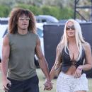 Tana Mongeau – With Adam Dubuc seen at Coachella - 454 x 587