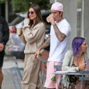 Hailey Bieber – WithJustin Bieber coffee run in Beverly Hills