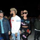 Amber Rose and Odell Beckham, Jr.at the Neon Carnival on April 15, 2017 in Indio, Calif