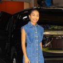 Yara Shahidi – Arrives at Live with Kelly and Mark Studios in New York - 454 x 568
