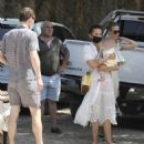 Alicia Vikander – With Michael Fassbender with their baby out in Ibiza - 454 x 492