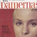 Ingrid Thulin - Damernas Varld Magazine Cover [Sweden] (4 August 1960)