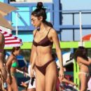 Chantel Jeffries – In a black bikini in Miami Beach
