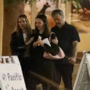 Leslie Mann – With Judd Apatow and daughter Iris Apatow in Malibu