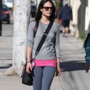 Jordana Brewster: out with a friend in West Hollywood
