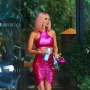 Megan Fox – Rocks in a metallic pink dress ahead of ‘Mainstream Sellout’ tour stop in NY - 454 x 681
