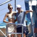 Shayna Taylor and Ryan Seacrest – Spotted enjoying their summer vacation in Positano – Italy - 454 x 681