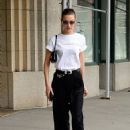 Bella Hadid – Shares a message about peace in New York City