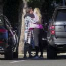 Elizabeth Berkley – With Greg Lauren out in Beverly Hills - 454 x 454