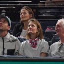 Constance Jablonski – With Matthias Dandois attend N.Djokovic’s tennis match in Paris - 454 x 327