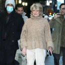 Martha Stewart – Arrives at The Late Show With Stephen Colbert in New York - 454 x 683