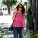 .Kristin Davis is all smiling as she head to the office in Hollywood